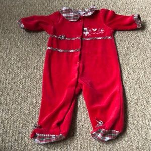 Christmas Footed Outfit